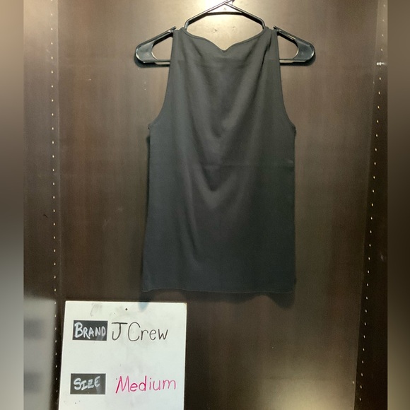 J. Crew Women's Classic Black Tank Top - Picture 1 of 3